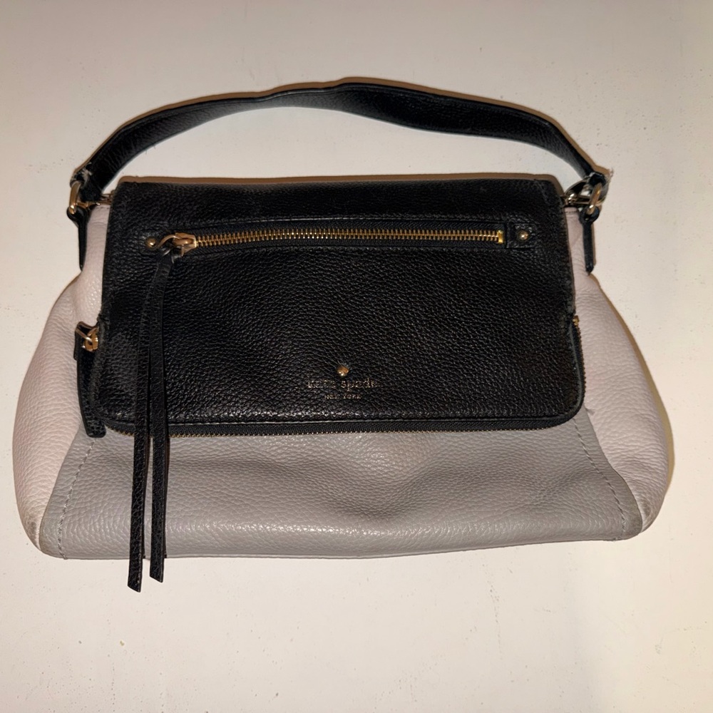 Kate Spade Two-Tone Black and Gray Shoulder Bag